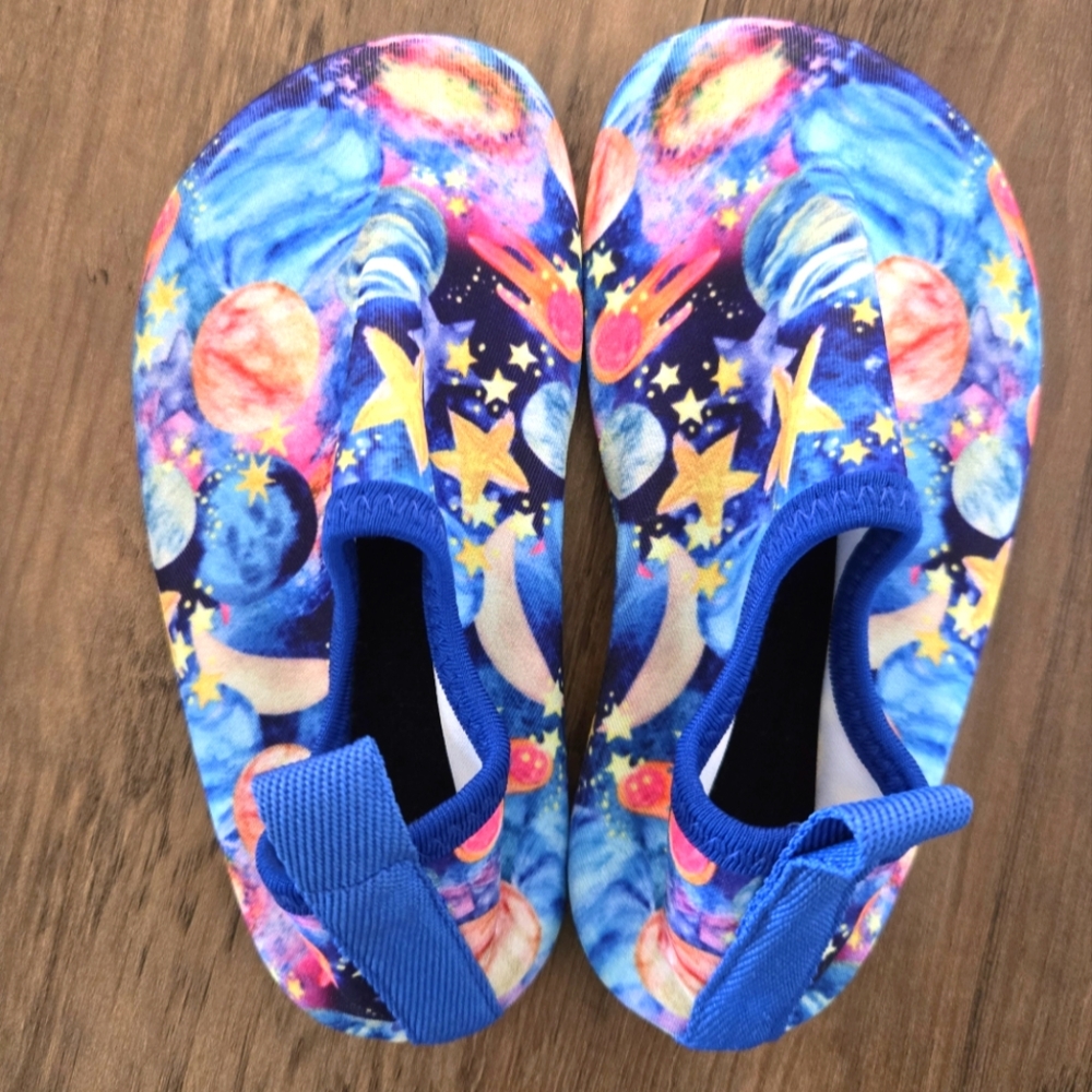 3/20$ NWOT - Kids Space-Themed Water Shoes
